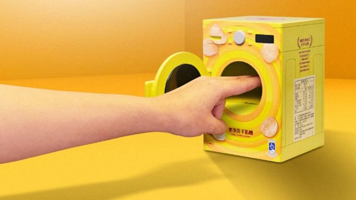 Компания Lay's выпустила стиральную машинку для пальцев, чтобы очищать руки после чипсов - Техно