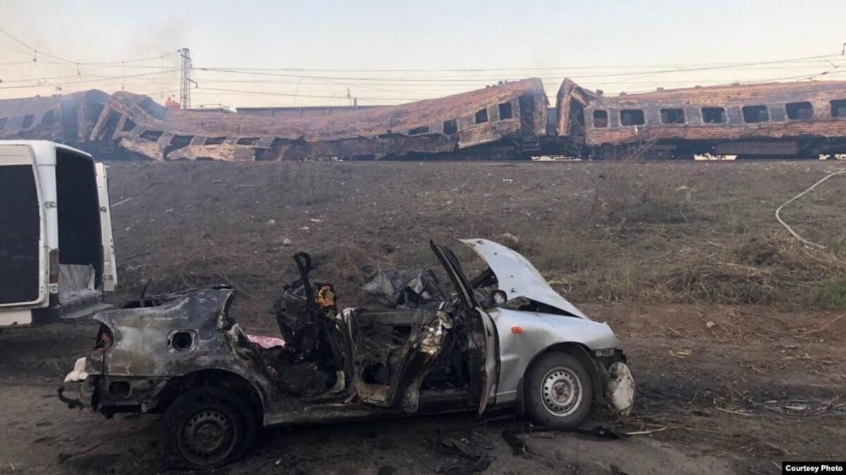 Ракетний удар по Чаплиному Ракетний удар по Чаплиному