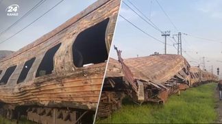 Як виглядають вагони потяга, які розстріляла росія у Чаплиному: кадри, від яких стигне кров