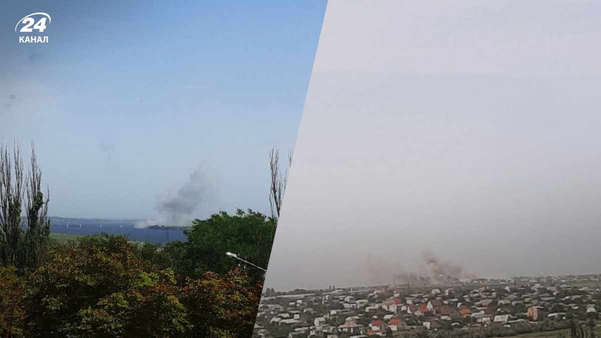 Возле Антоновского моста слышны взрывы 26 августа 2022 - 24 Канал Возле Антоновского моста слышны взрывы 26 августа 2022 - 24 Канал