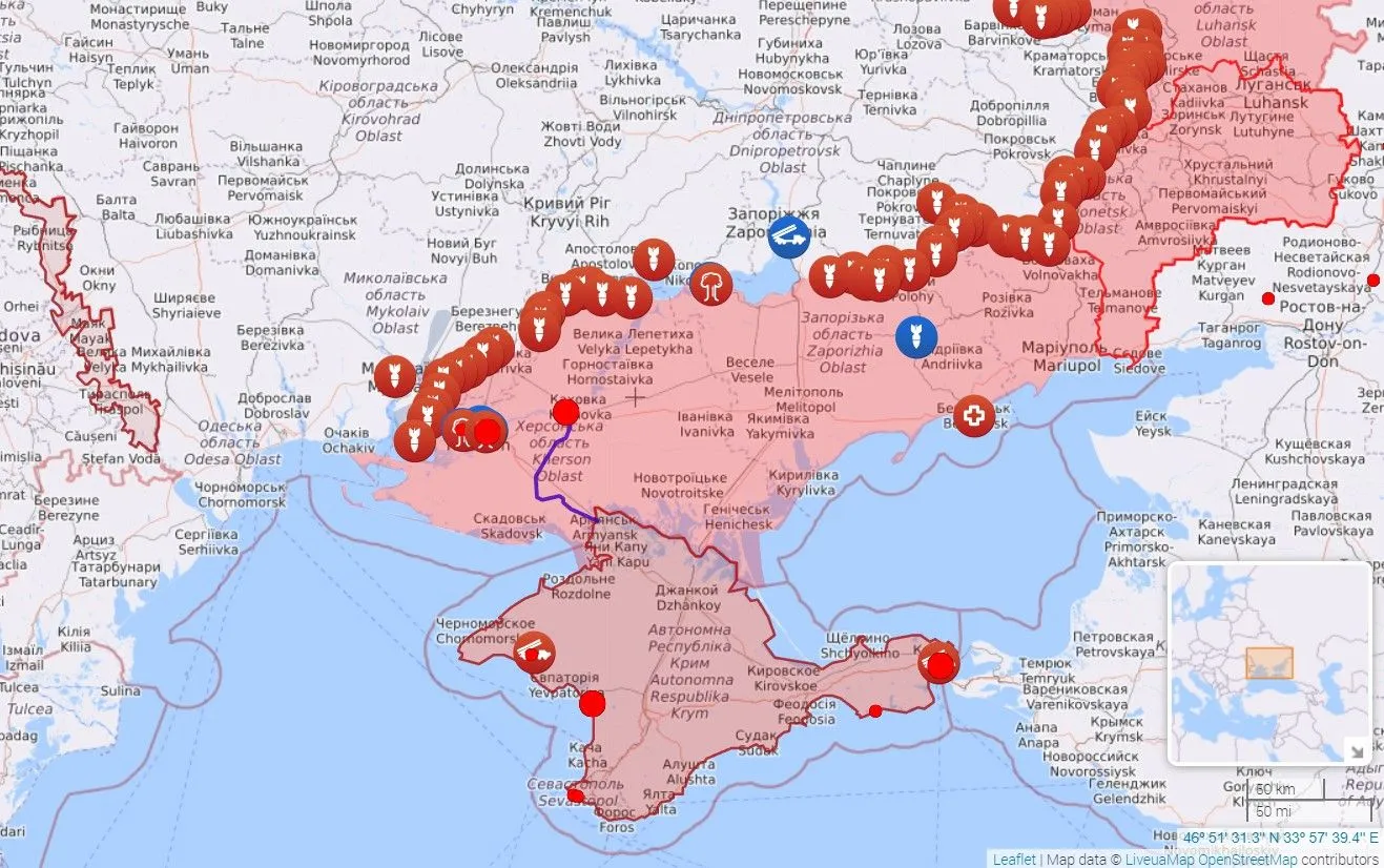 Яка обстановка на Півдні