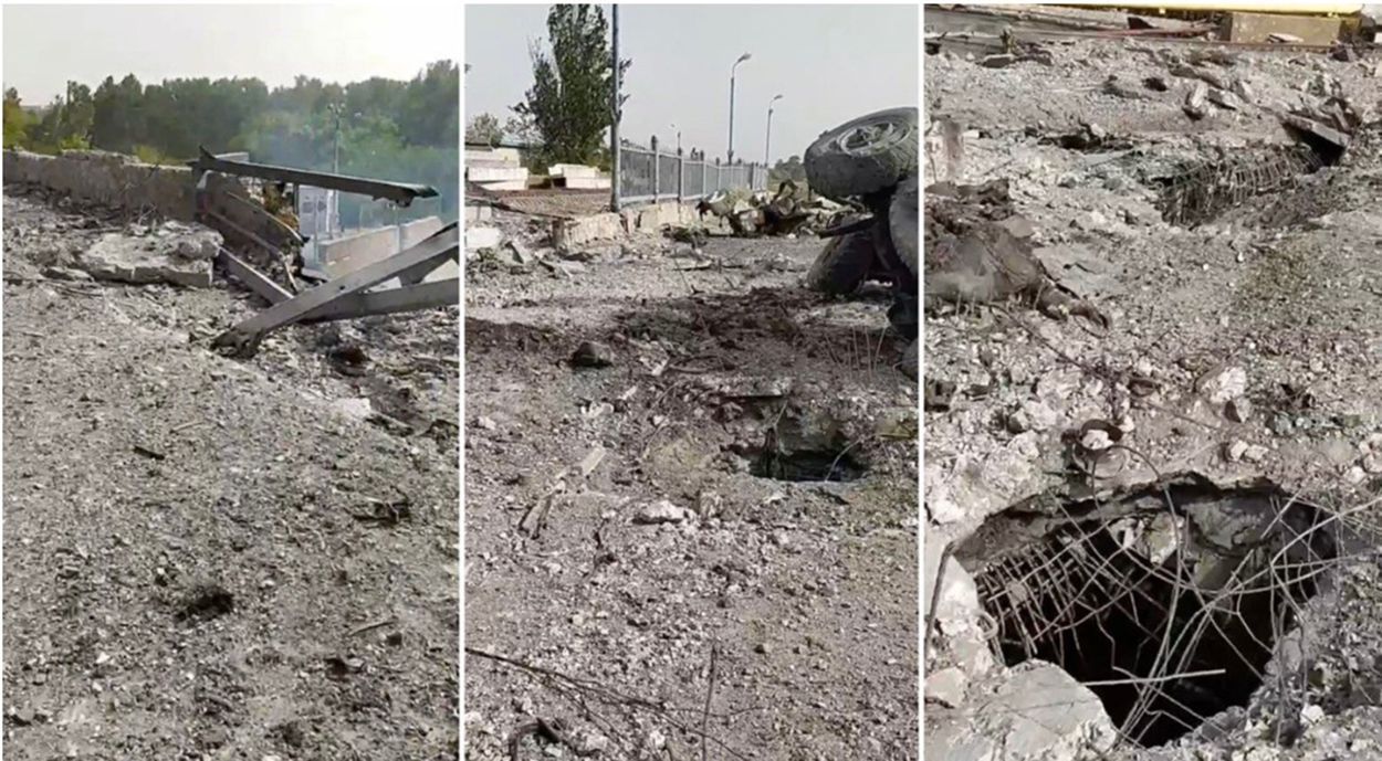 Наслідки влучання в Дар'ївський міст Наслідки влучання в Дар'ївський міст