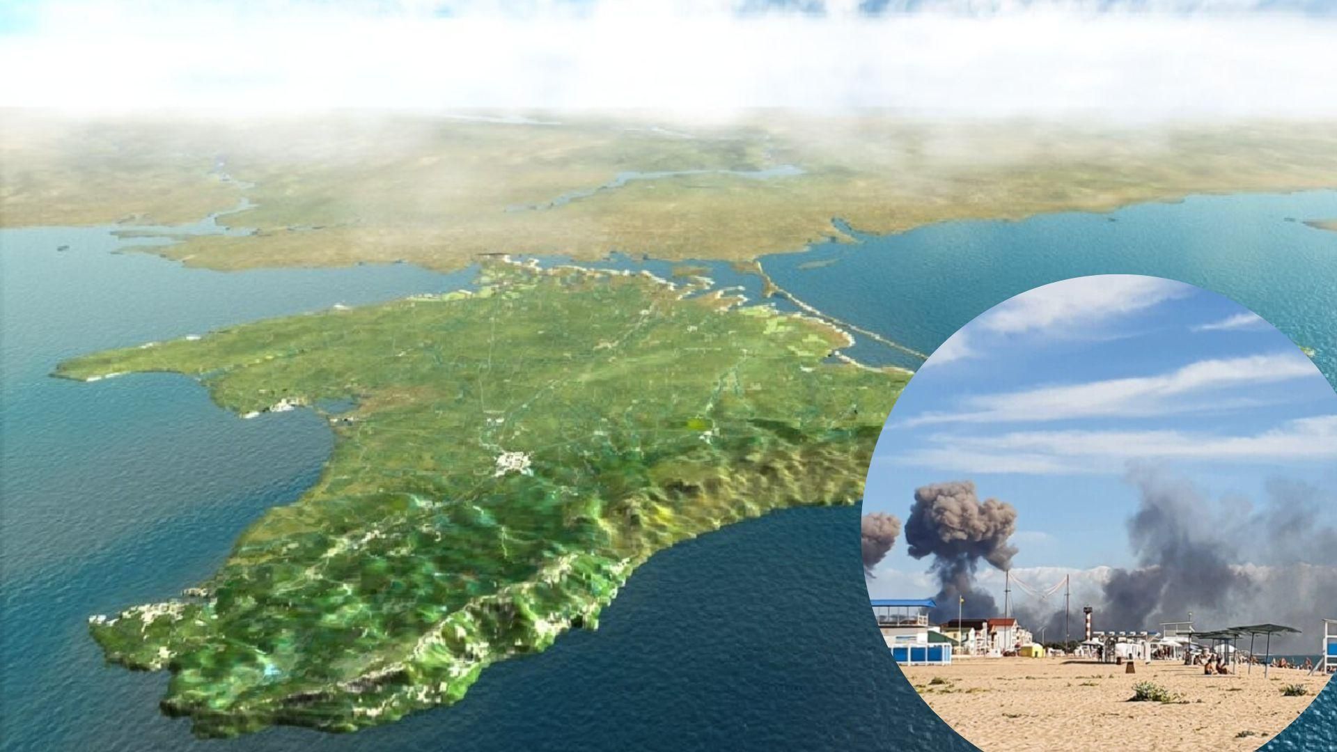 оккупанты приказывают скрывать взрывы на военных объектах Крыма оккупанты приказывают скрывать взрывы на военных объектах Крыма