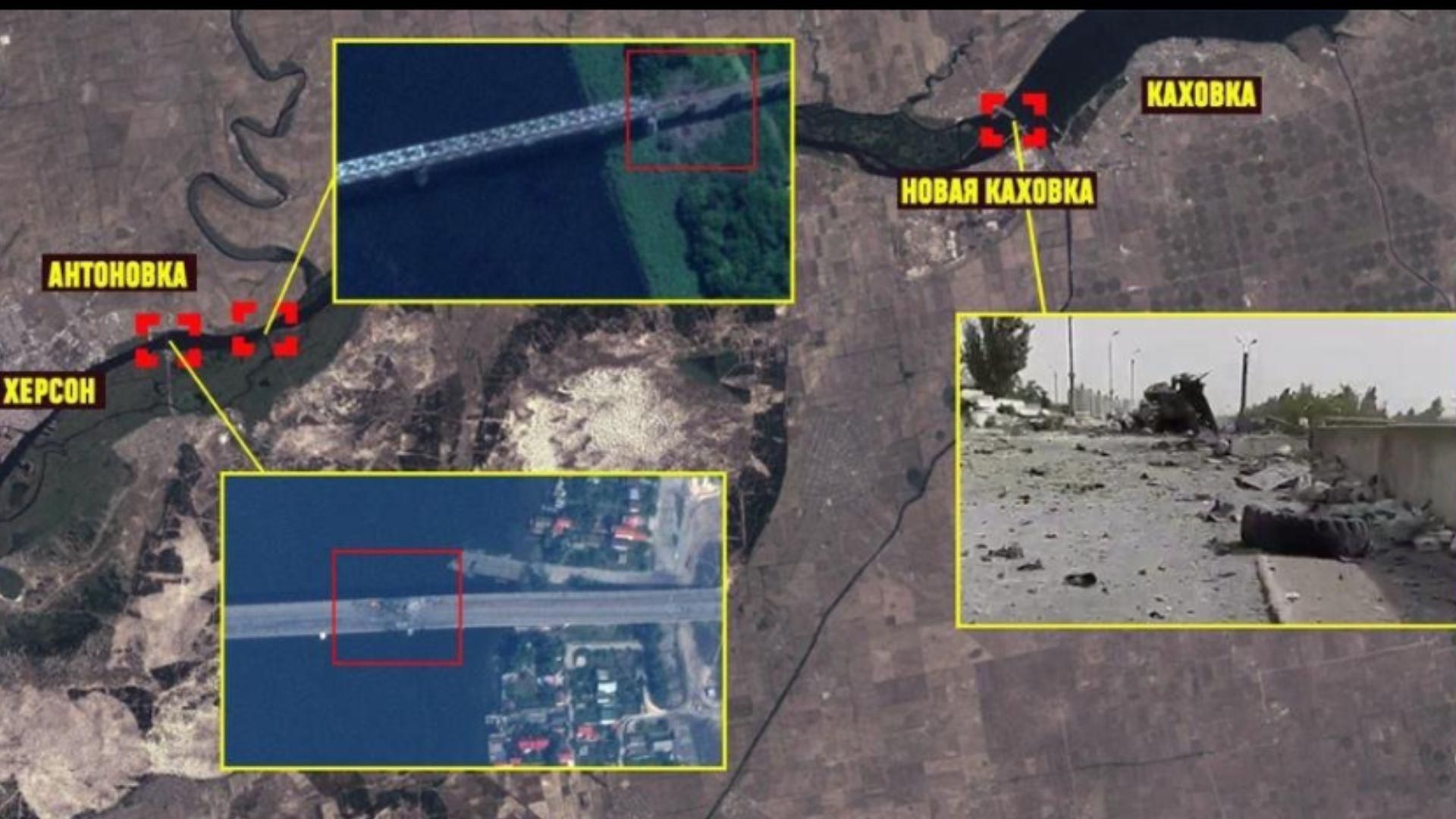 На Херсонщині знищили великі мости На Херсонщині знищили великі мости