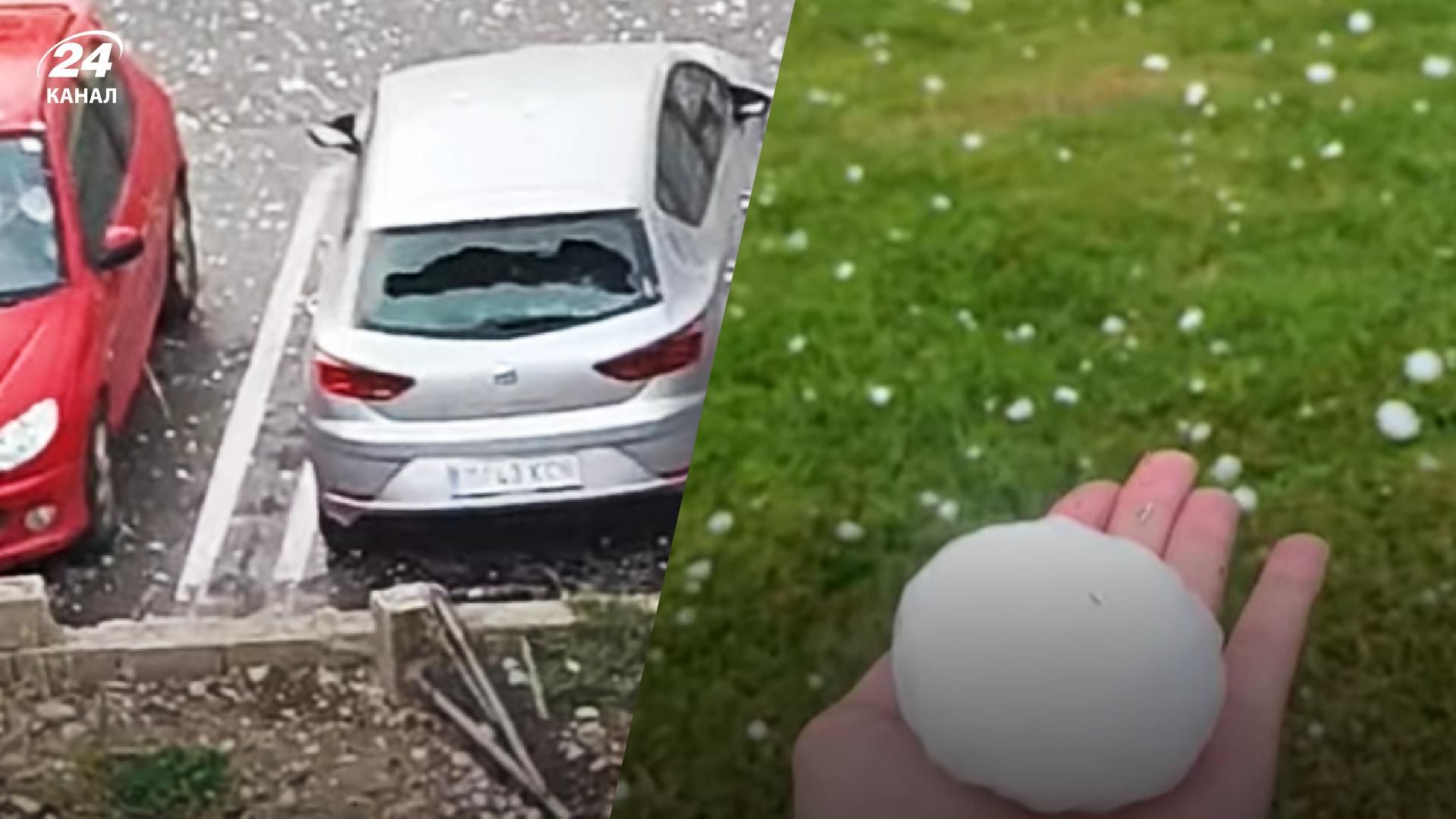 Велетенський град вдарив по Іспанії: загинула маленька дитина Велетенський град вдарив по Іспанії: загинула маленька дитина