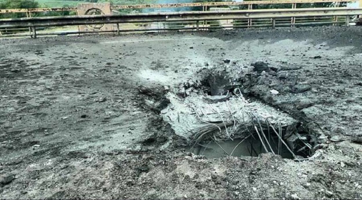 ВСУ уничтожили понтонную переправу возле Дарьевки