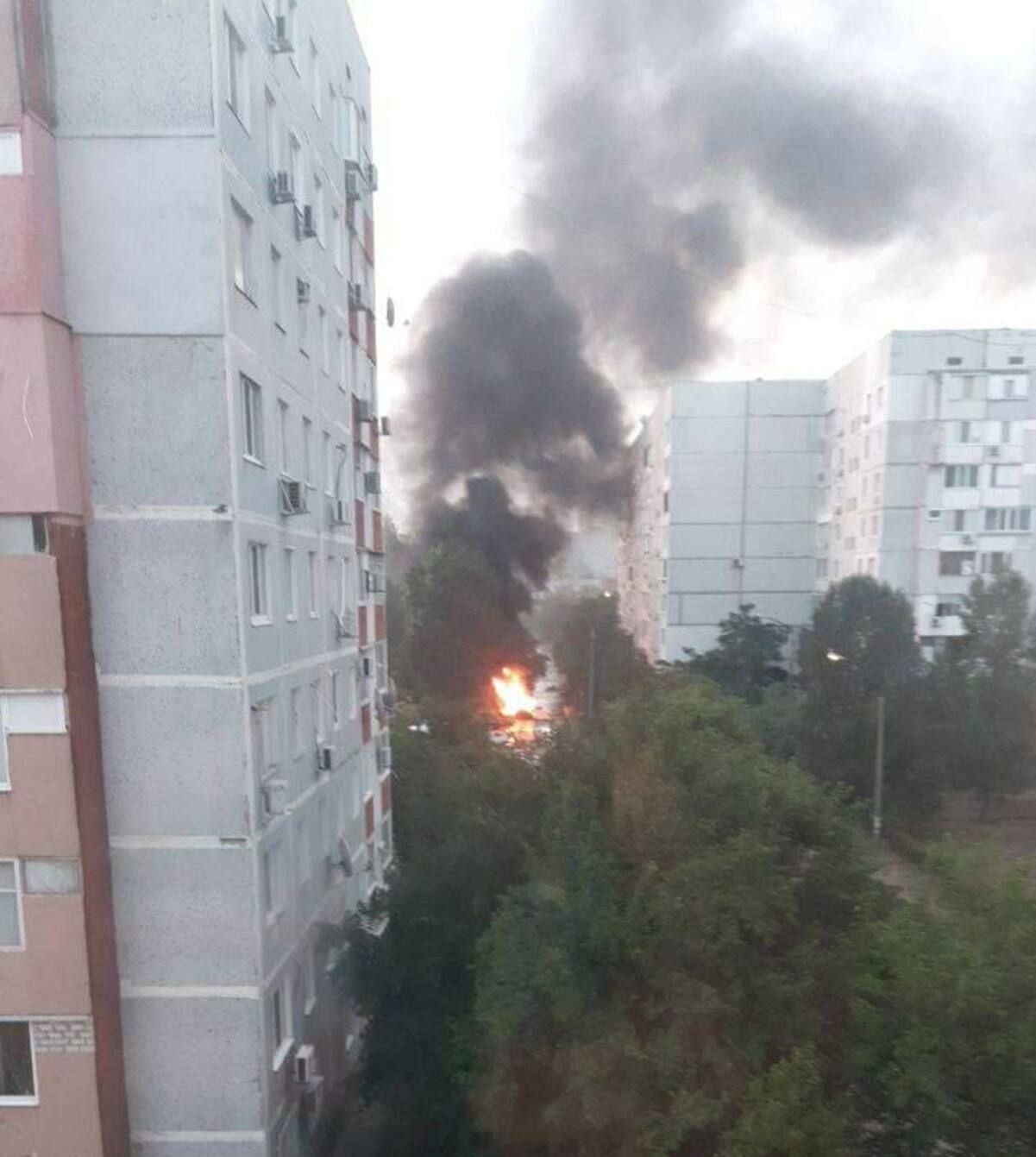 Ранковий обстріл Енергодара Ранковий обстріл Енергодара