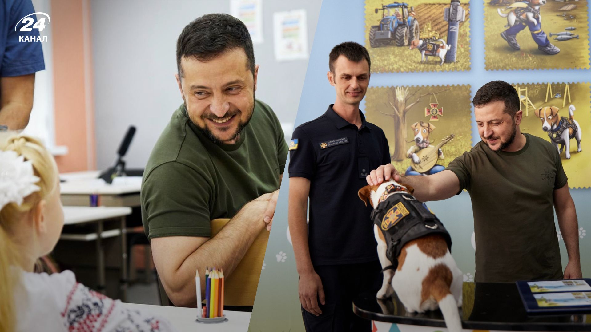 1 сентября в Украине – Зеленский и Патрон посетили восстановленную в Ирпене школу