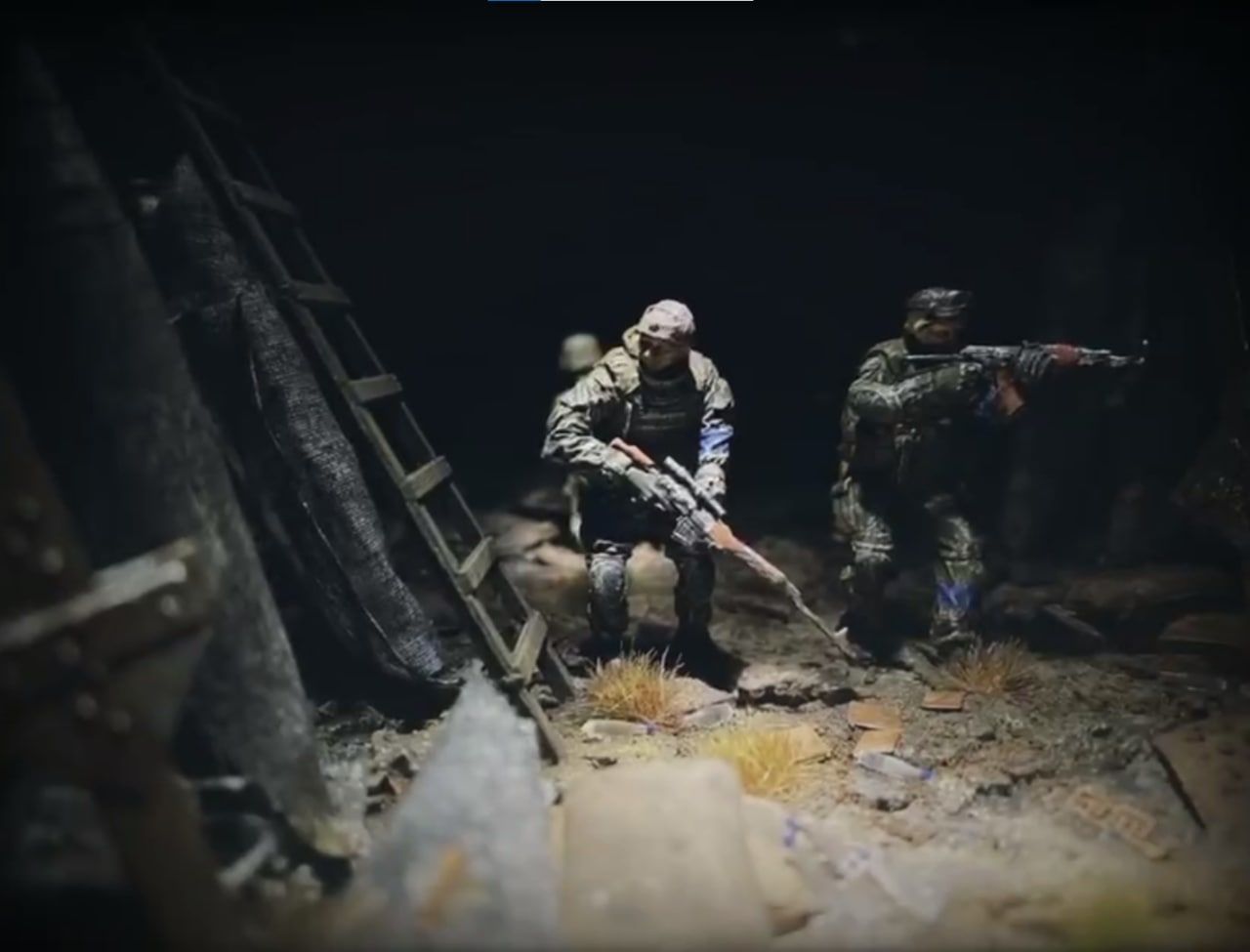 Діорама про Азовсталь - одеський школяр присвятив її захисникам заводу Діорама про Азовсталь - одеський школяр присвятив її захисникам заводу