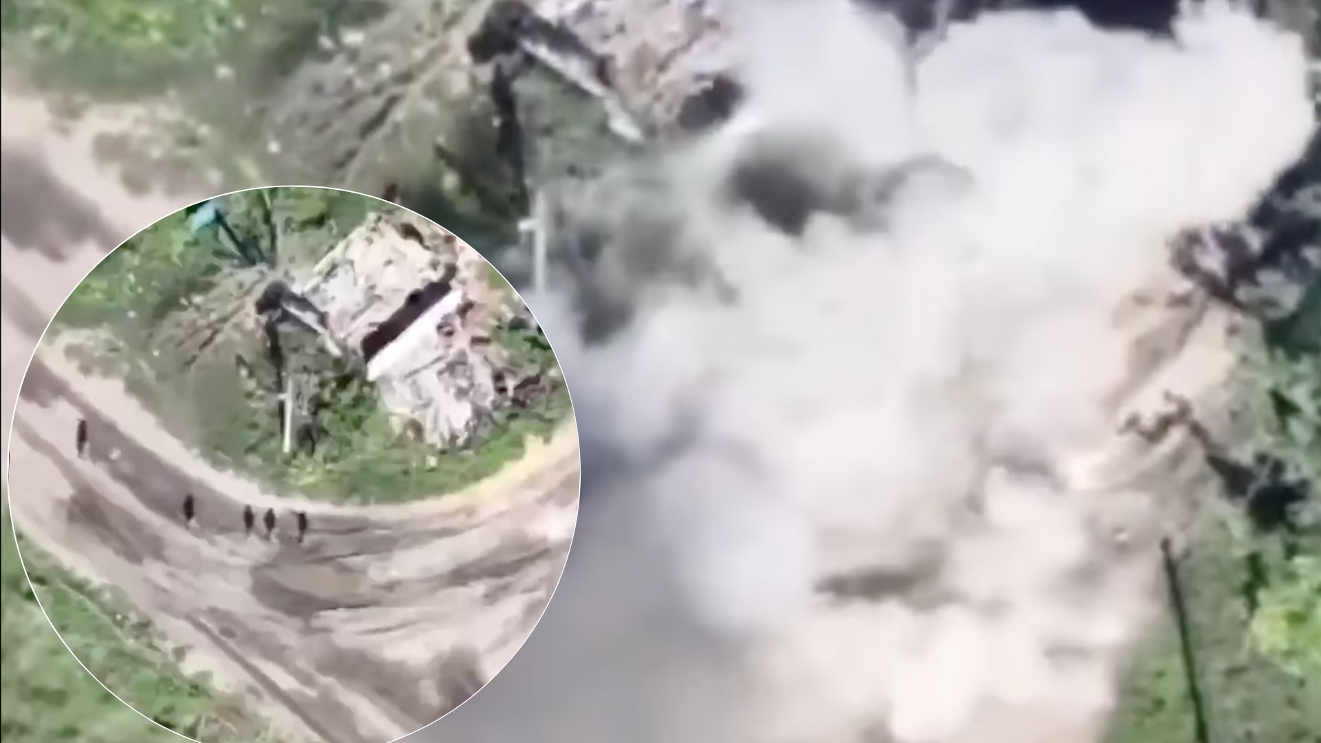 ВСУ показали мощное видео удара по оккупантам ВСУ показали мощное видео удара по оккупантам