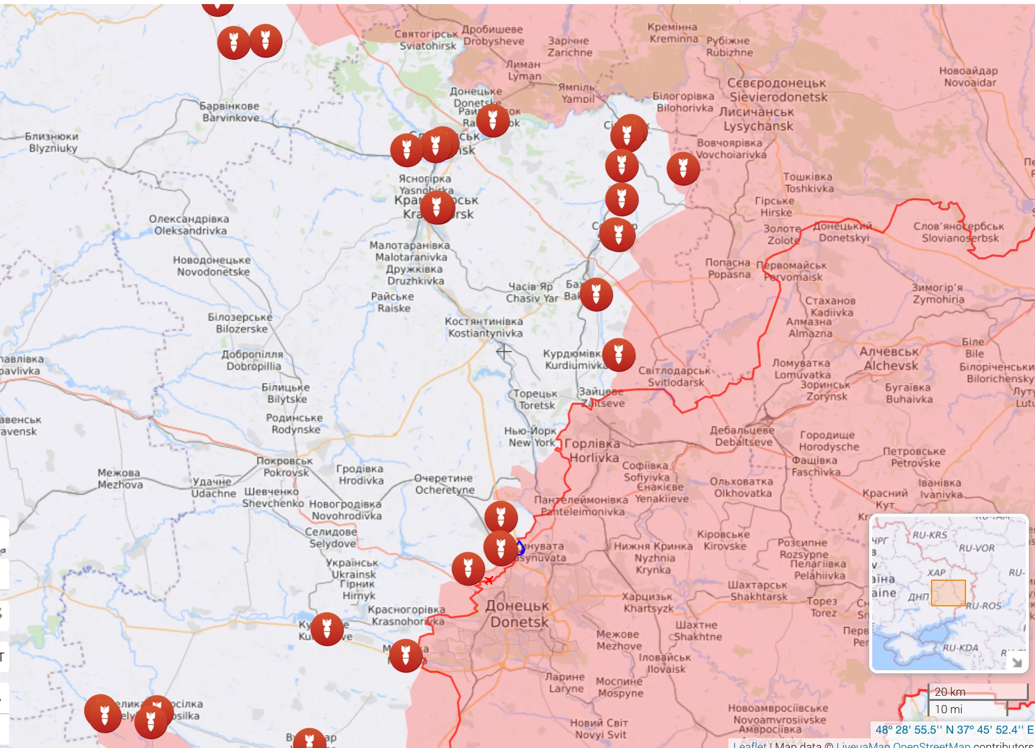ситуация на Донбассе 4 сентября