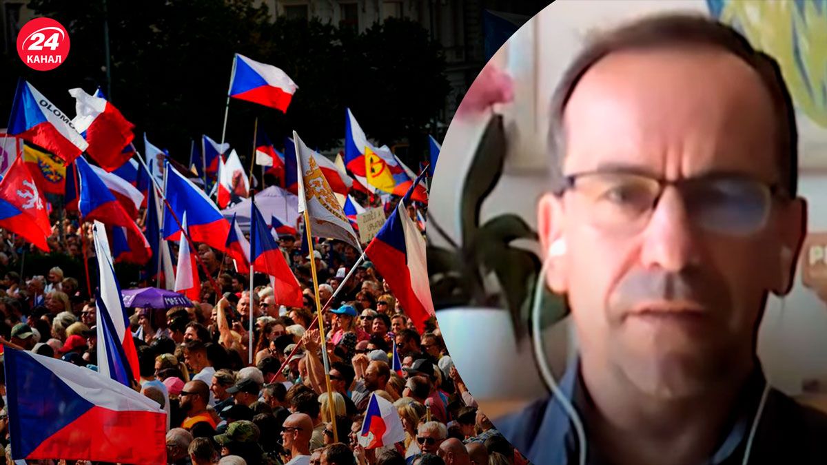 Митинг в Праге – заметный пророссийский след - 24 Канал