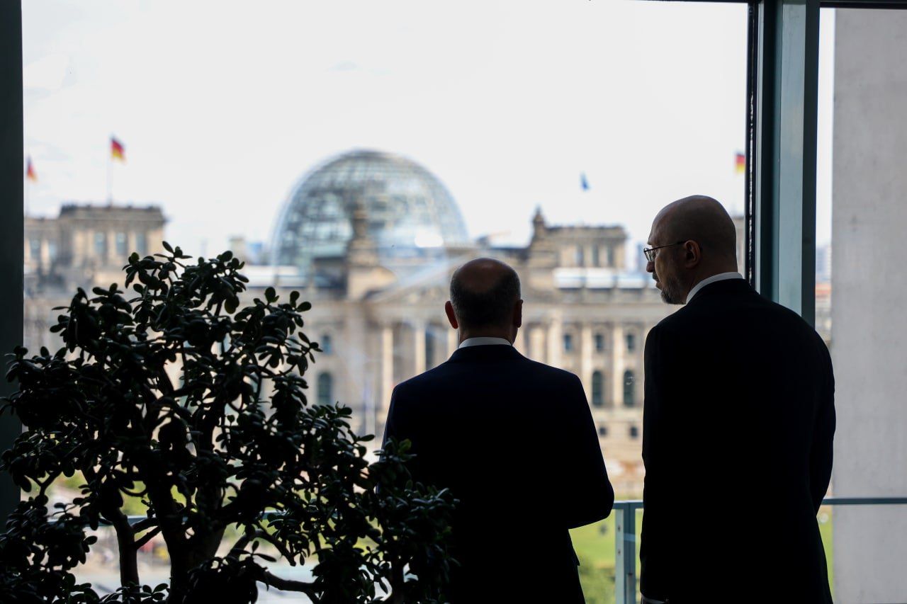 Денис Шмигаль встретился с Олафом Шольцом Денис Шмигаль встретился с Олафом Шольцом