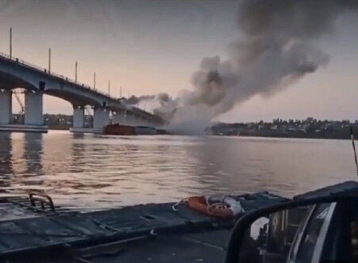 ЗСУ атакували Антонівський міст ЗСУ атакували Антонівський міст