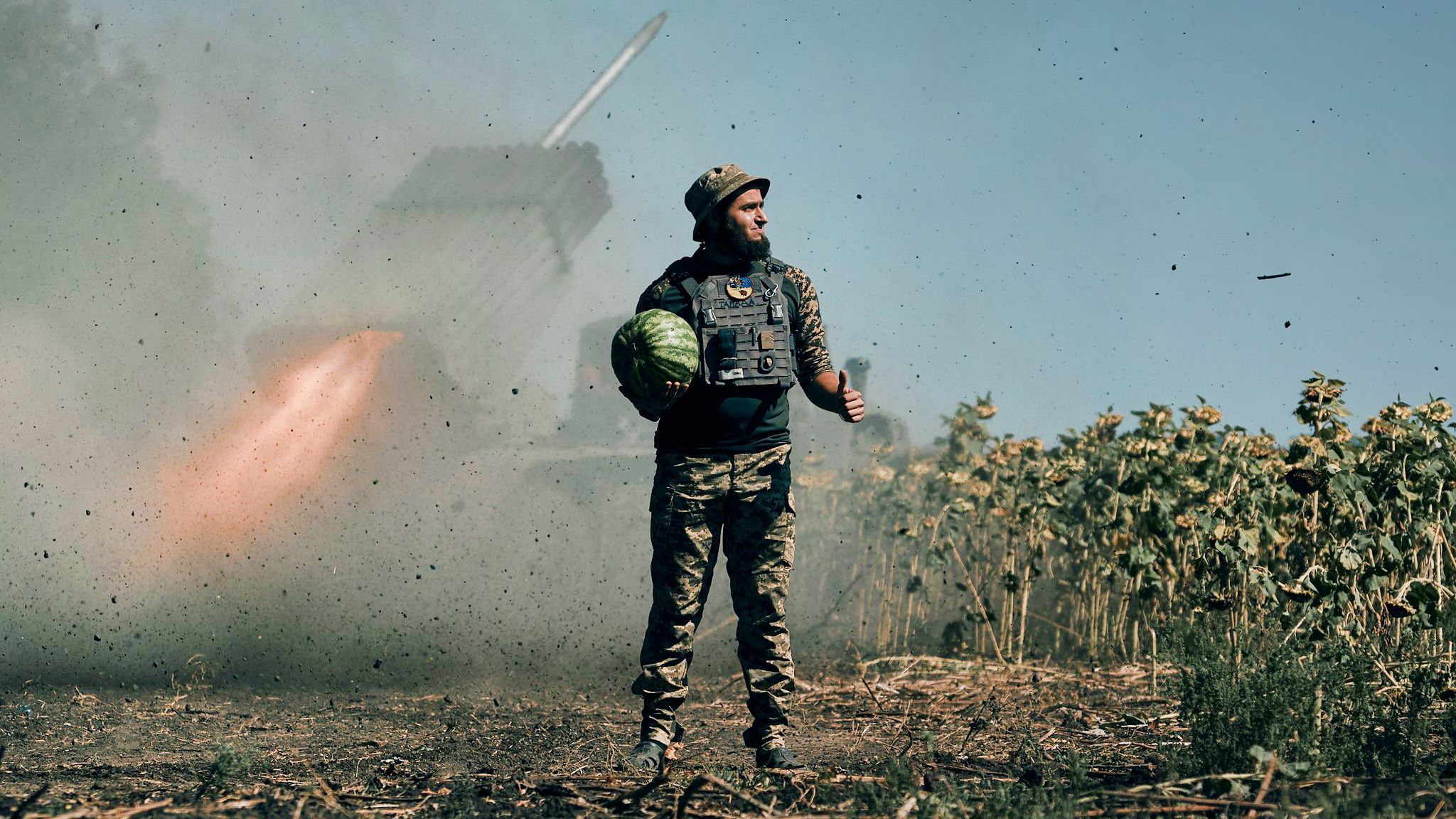 Мощные фото от украинских артиллеристов из Херсонской области
