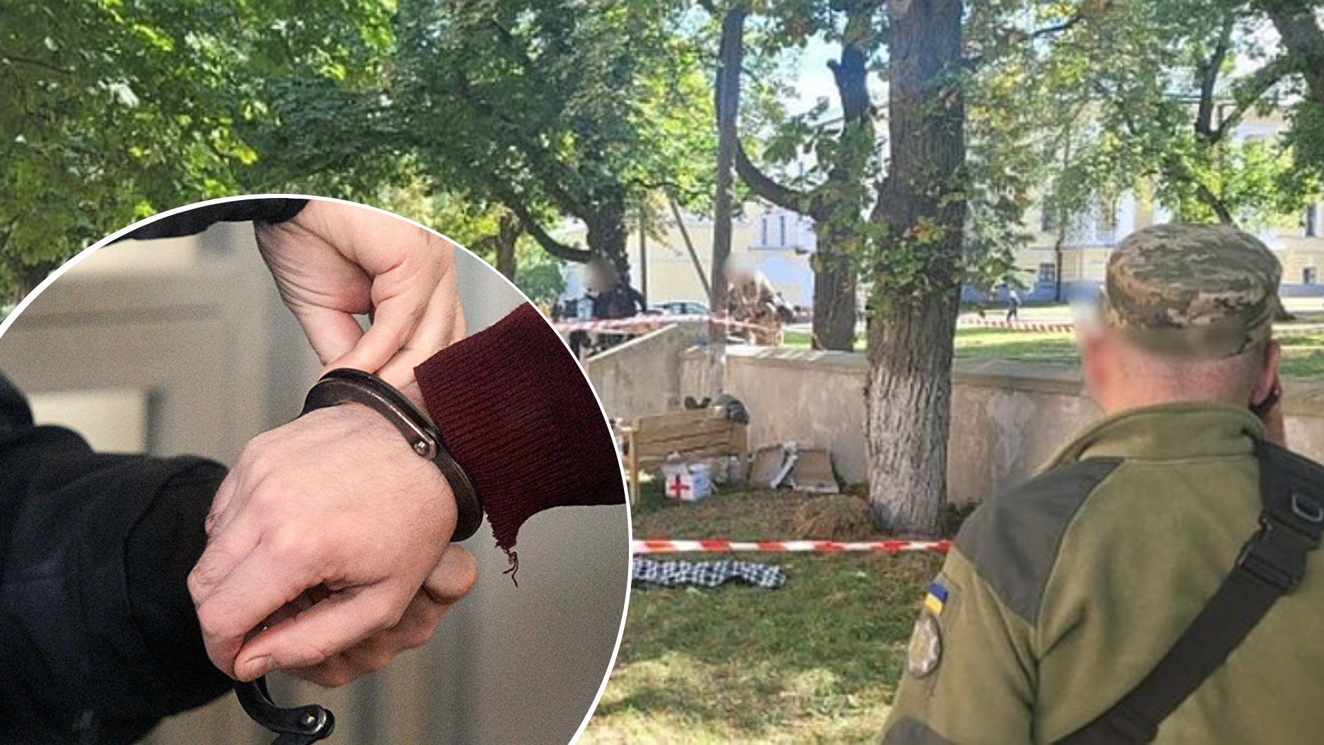 Взрыв на выставке в Чернигове - двоим военным сообщили о подозрении Взрыв на выставке в Чернигове - двоим военным сообщили о подозрении