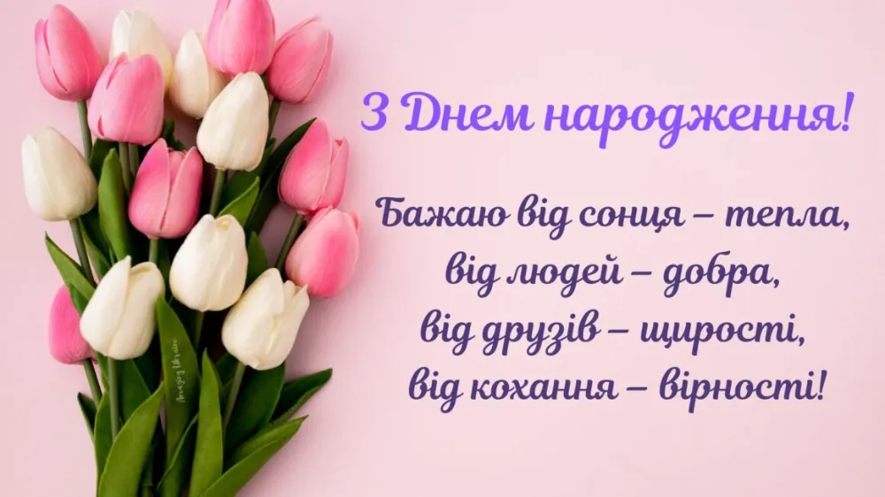Привітання з днем народження Привітання з днем народження