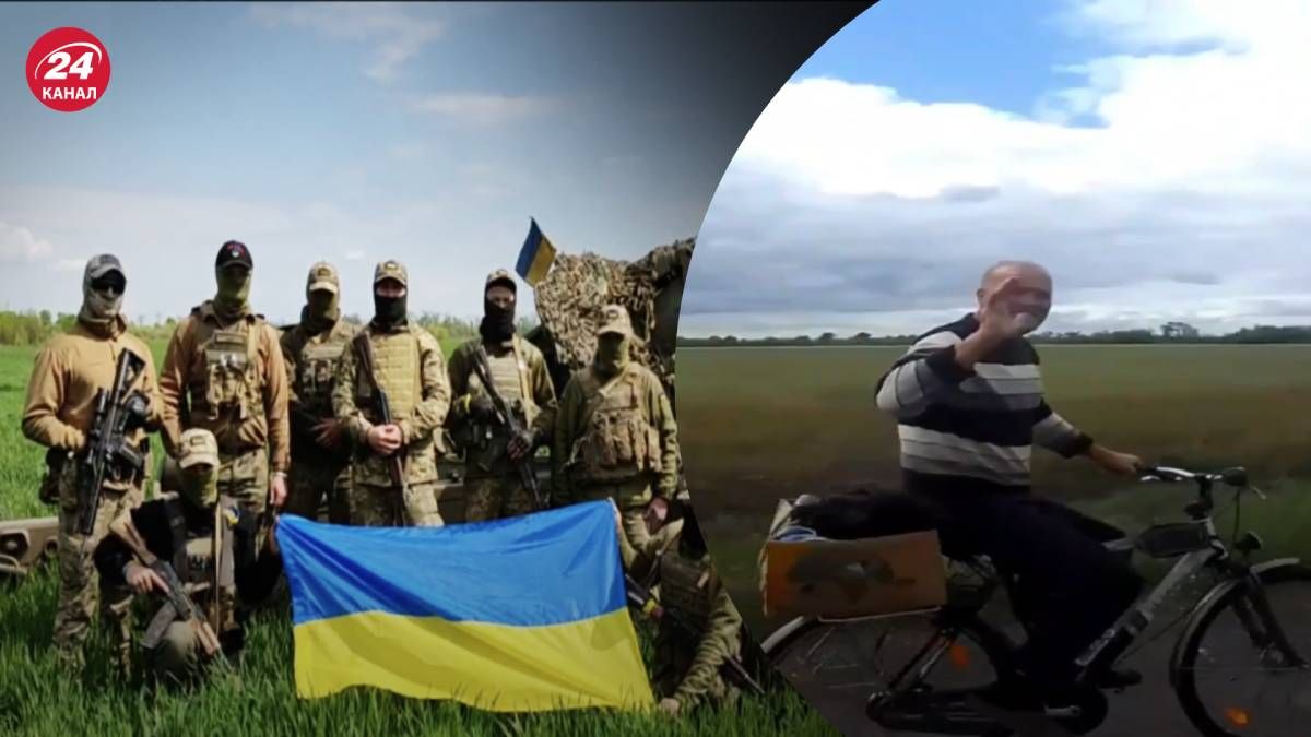 Мешканці звільненого Високопілля з радістю зустрічають ЗСУ