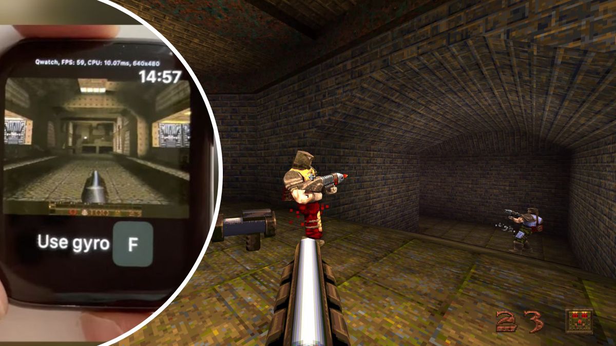 Quake запустили на Apple Watch Quake запустили на Apple Watch