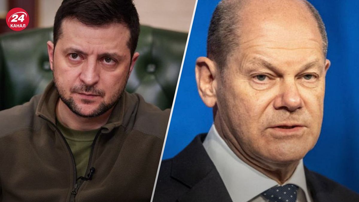 Зеленський і Шольц поспілкувались телефоном Зеленський і Шольц поспілкувались телефоном