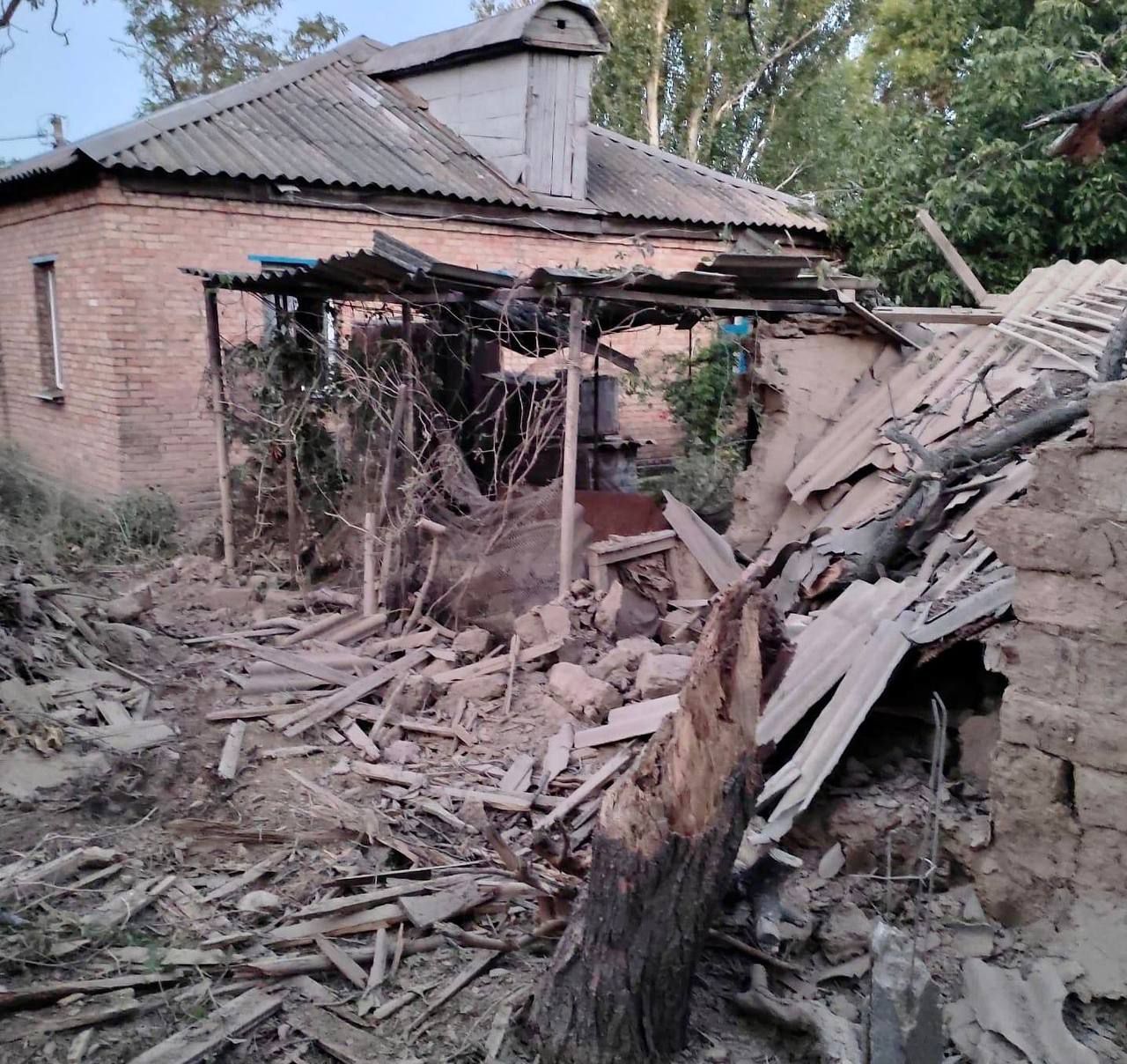 Наслідки обстрілів на Дніпропетровщині