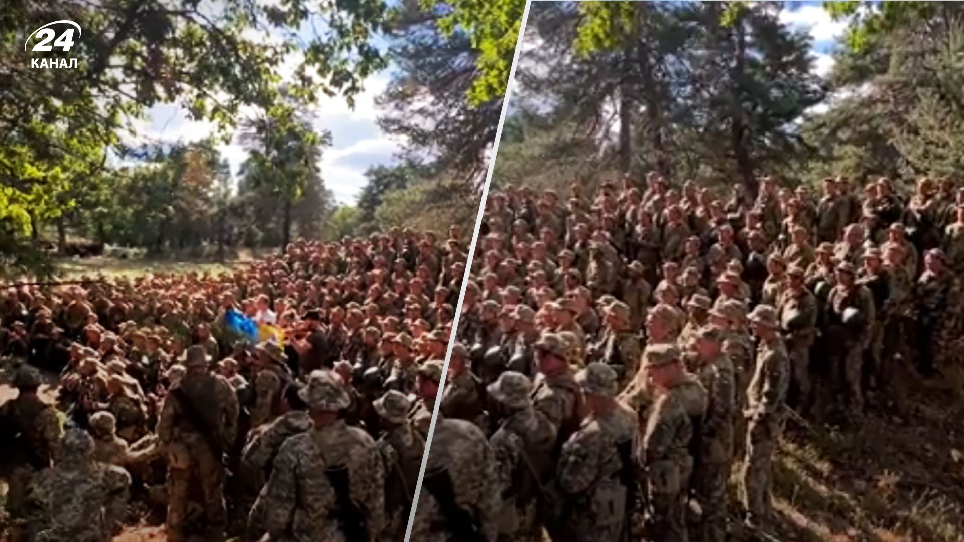 Воїни ЗСУ заспівали гімн України під звуки скрипки – відео проймає до сліз - 24 Канал Воїни ЗСУ заспівали гімн України під звуки скрипки – відео проймає до сліз - 24 Канал