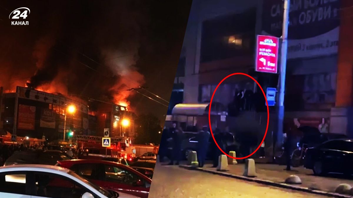 У росії мародери розграбували палаючий ТРЦ У росії мародери розграбували палаючий ТРЦ
