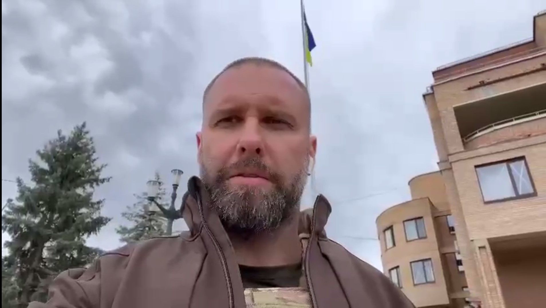 У Балаклії підняли державний прапор України