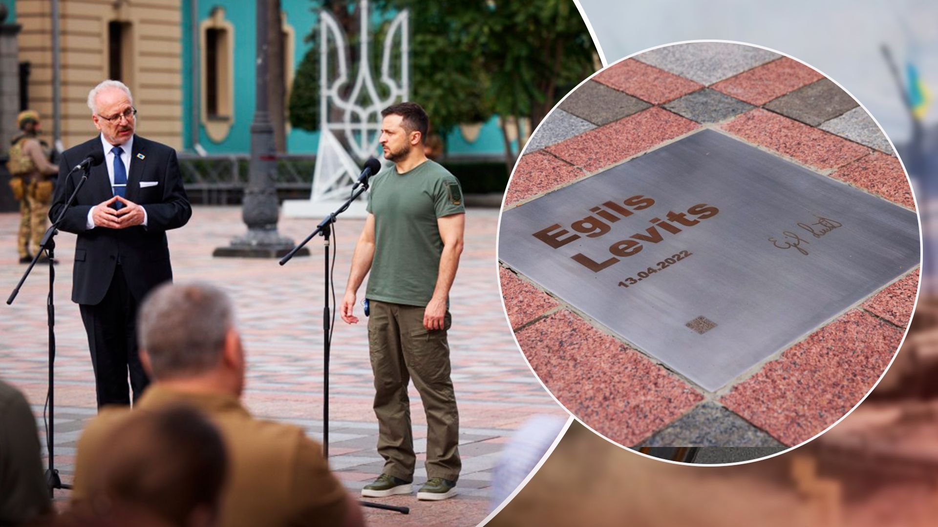 На Аллее смелости появились две новые таблички На Аллее смелости появились две новые таблички