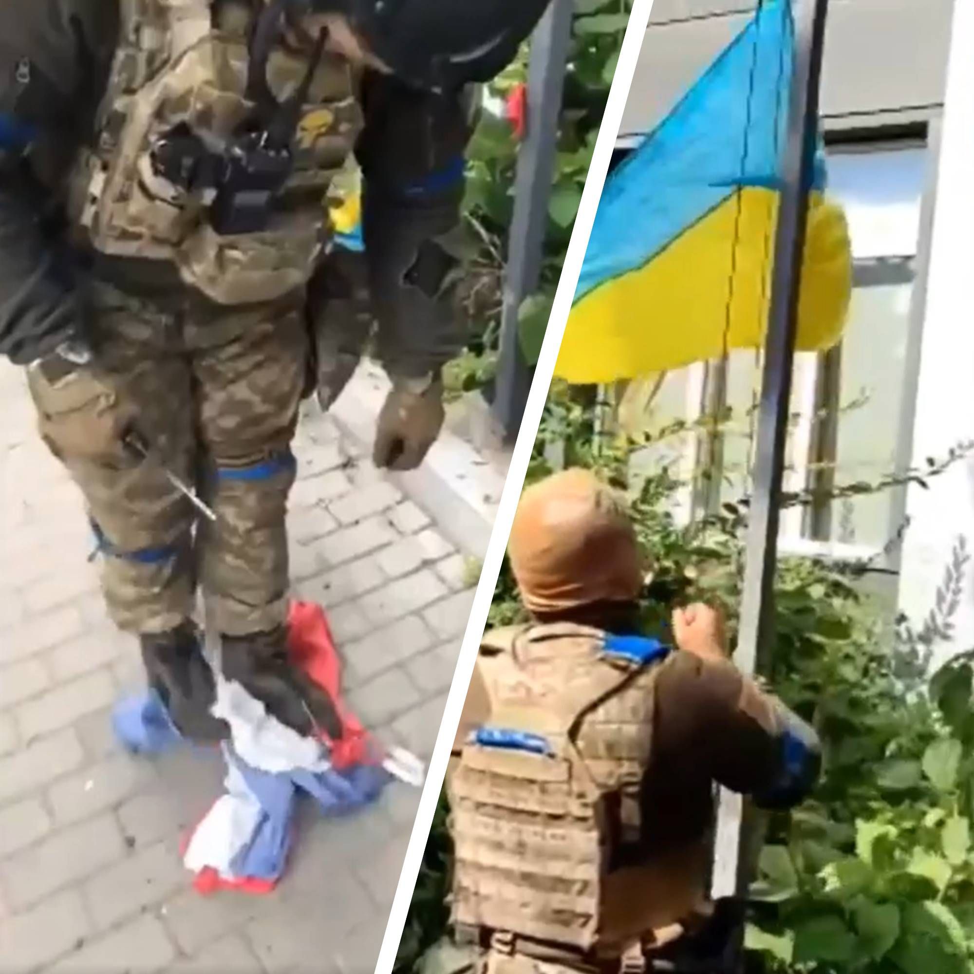Контрнаступ ЗСУ - десантники показали, де підняли українські прапори