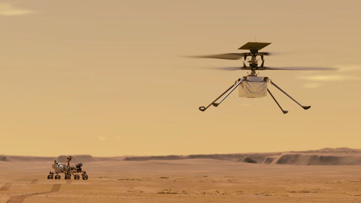 NASA запустило марсианский вертолет Ingenuity через два месяца простоя - Техно