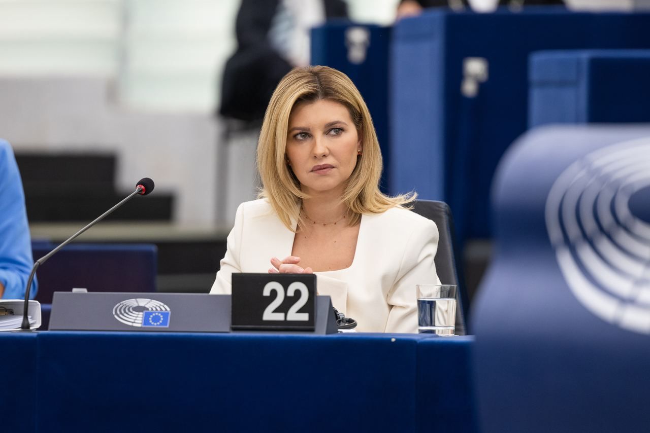 Елена Зеленская - первая леди побывала в Европарламенте