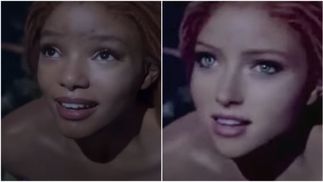 Фанат из Китая "отбелил" лицо Ариэль в новой "Русалочке": что из этого вышло