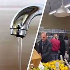 После взрывов в Кривом Роге в некоторых районах исчезла вода: люди начали атаковать магазины
