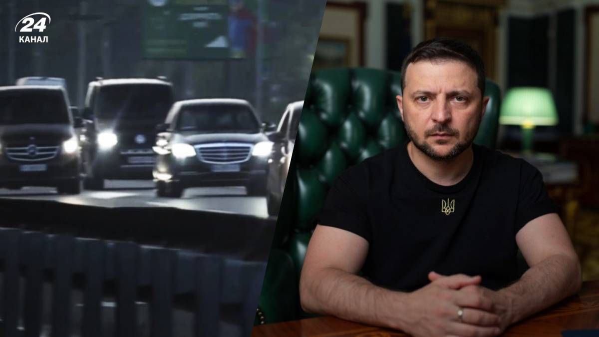 Кортеж Зеленского попал в ДТП в Киеве 15 сентября 2022 Кортеж Зеленского попал в ДТП в Киеве 15 сентября 2022