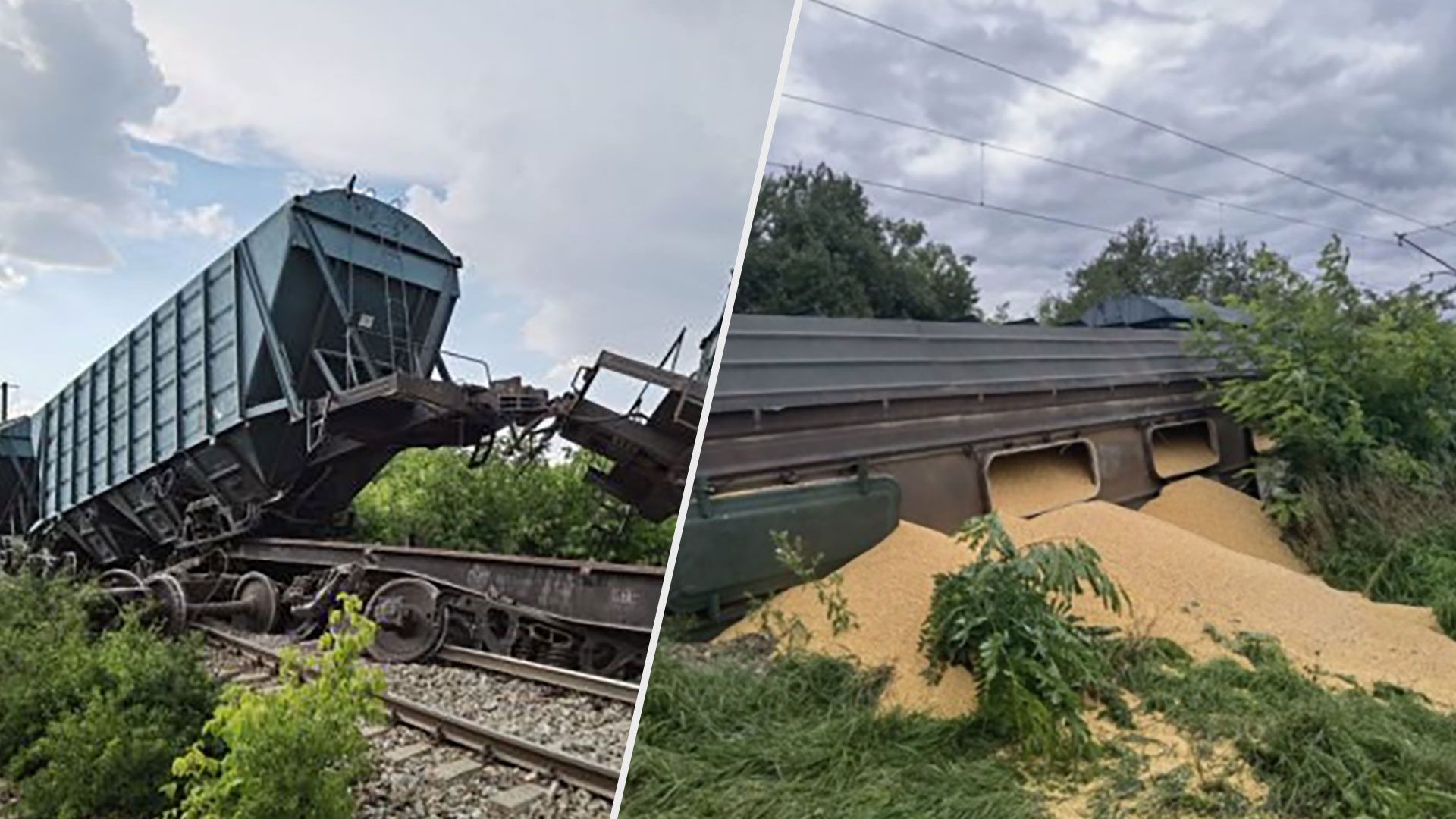 В Румынии перевернулся поезд с украинским зерном - 24 Канал