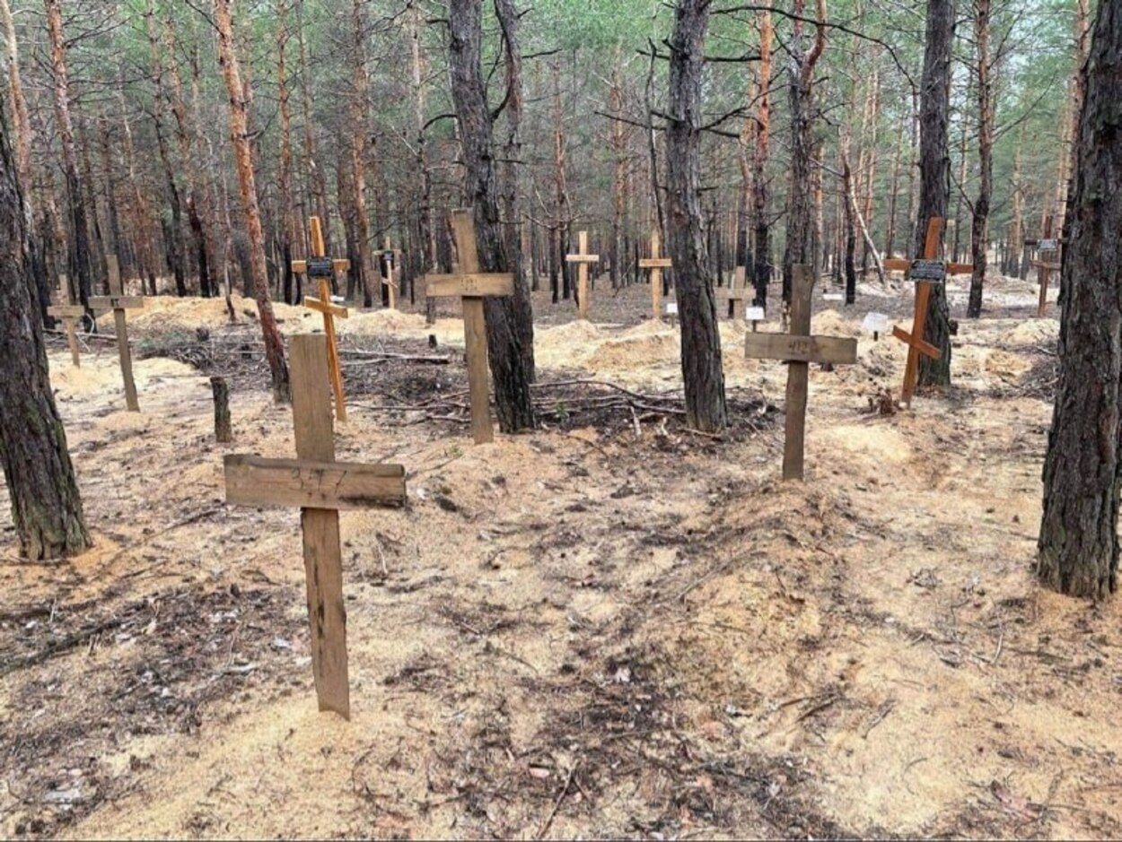 Массовое захоронение в Изюме - нашли сотни могил - может быть хуже Бучи - 24 Канал
