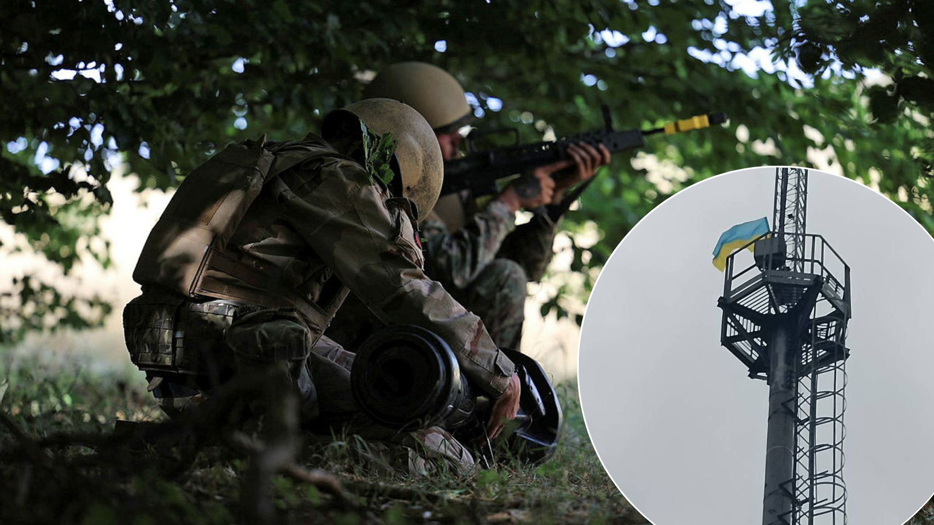 Военные заявили об освобождение Дибровы - в селе висит флаг Украины