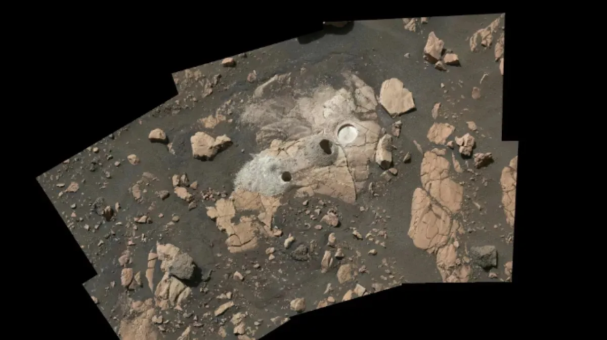 Скеля на Марсі