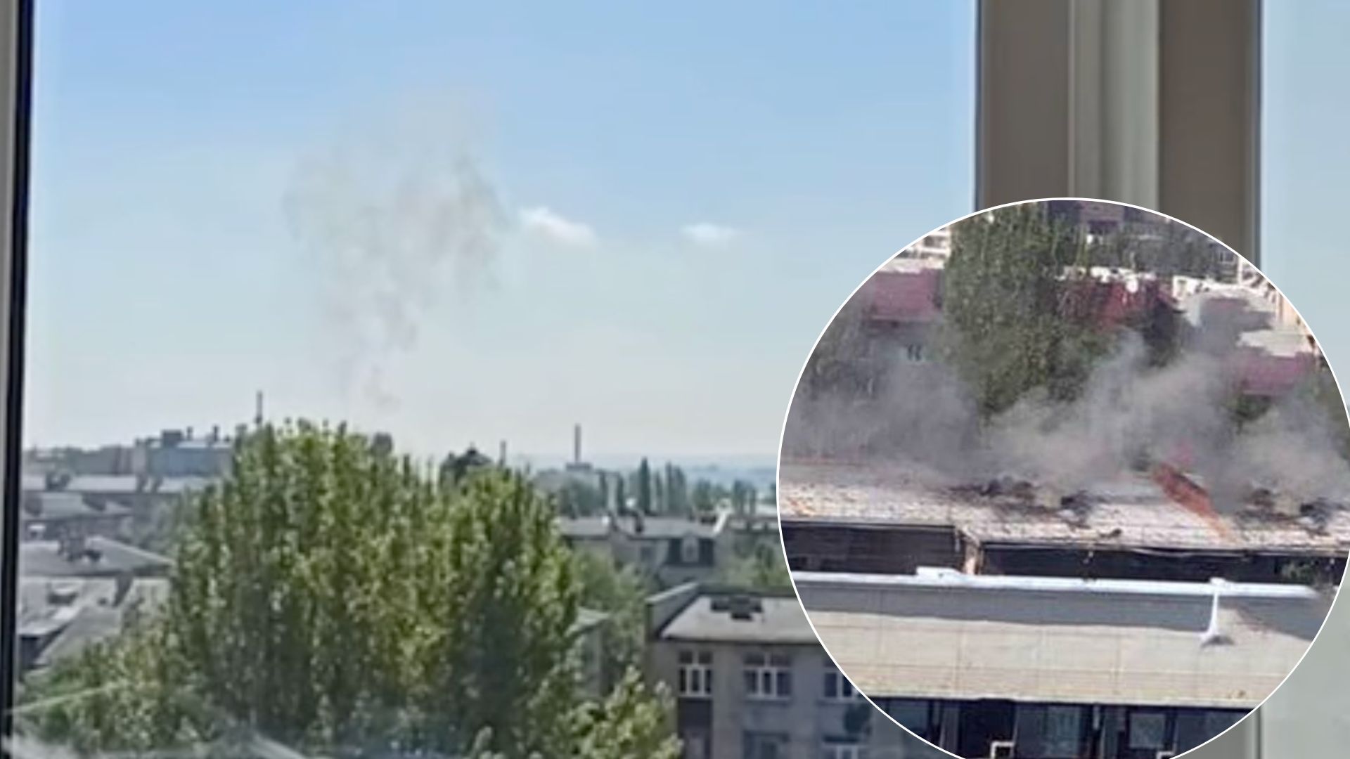 Взрывы в Донецке 17 сентября - оккупанты говорят о прилетах в админздание Взрывы в Донецке 17 сентября - оккупанты говорят о прилетах в админздание