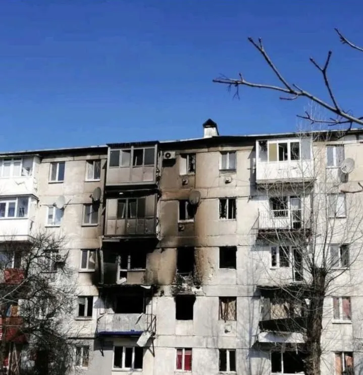 Зруйнований росіянами будинок Валентини