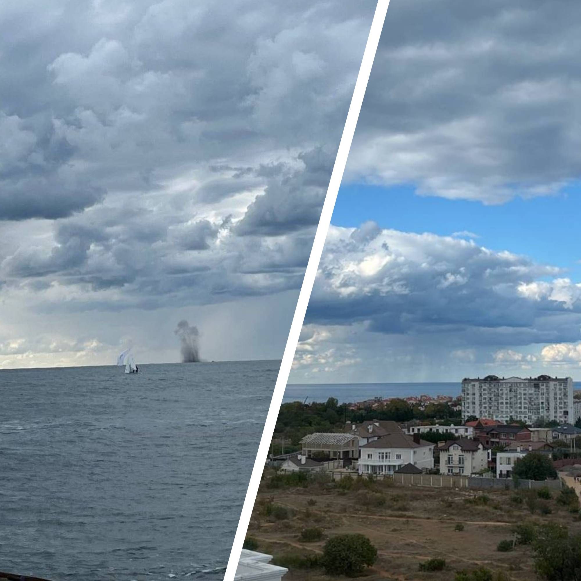 Севастополь - в море слышали громкий взрыв