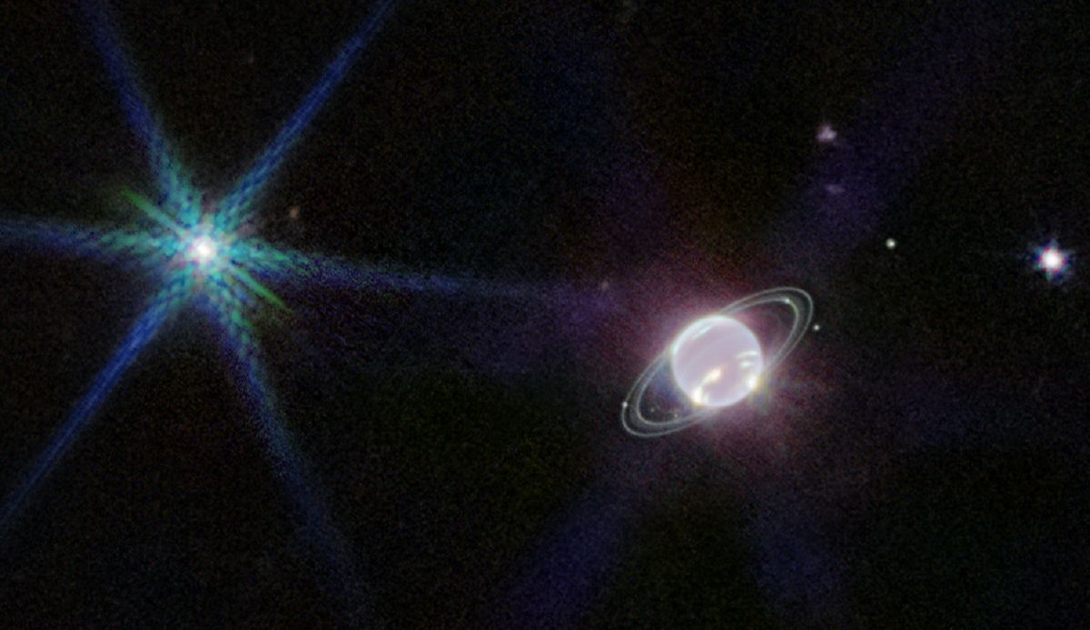 Джеймс Вебб зробив захоплююче фото Нептуна - Техно Джеймс Вебб зробив захоплююче фото Нептуна - Техно