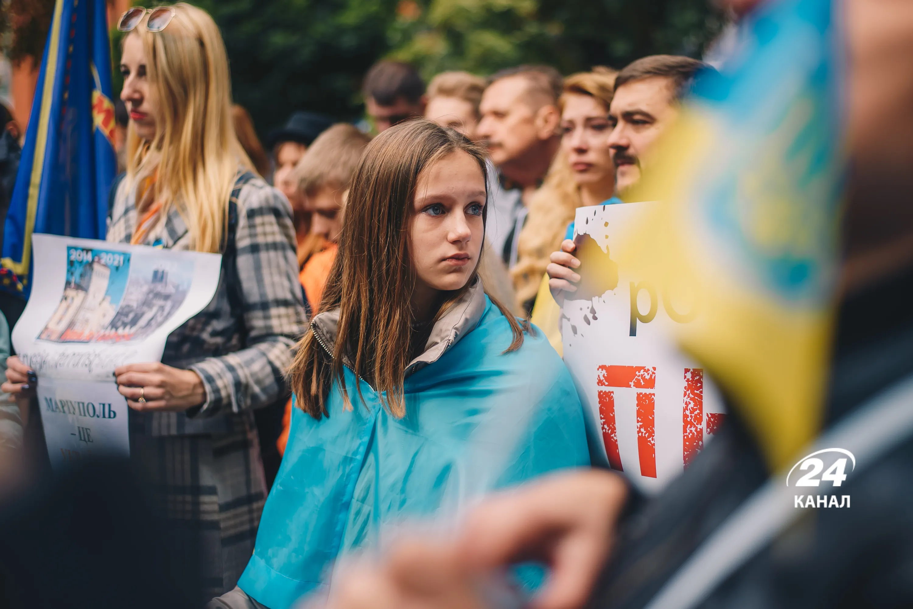 Люди виступили проти псевдореферендуму у Маріуполі Люди виступили проти псевдореферендуму у Маріуполі