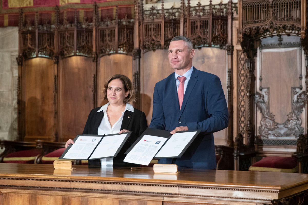 Барселона стала 7 містом, з якими Київ підписав угоду про побратимство з 24 лютого, – Кличко