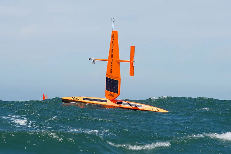 Один из роботов Saildrone Один из роботов Saildrone