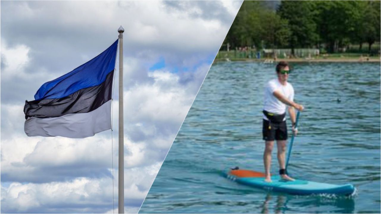 Втікача від мобілізації на SUP-дошці спіймали Втікача від мобілізації на SUP-дошці спіймали