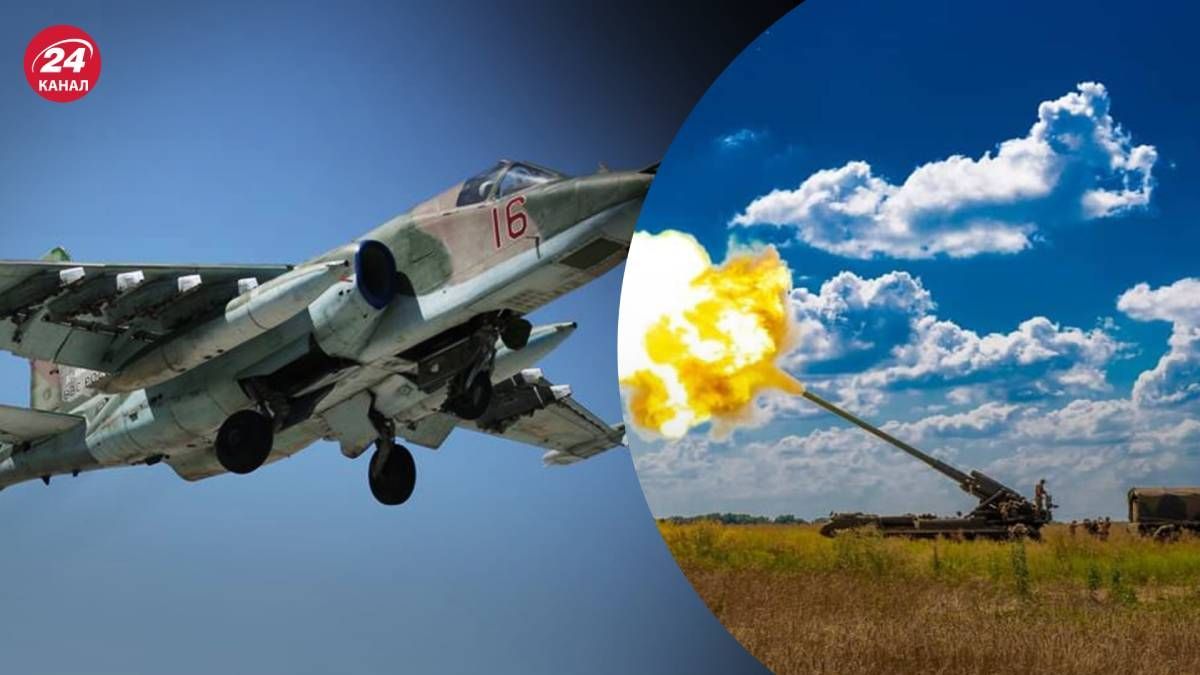 Вражеский Су-25 сбили в небе над Херсонщиной