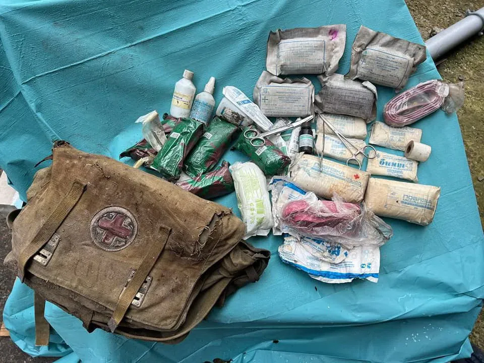 Аптечки кафиров / Фото Генштаб ВСУ Аптечки кафиров / Фото Генштаб ВСУ