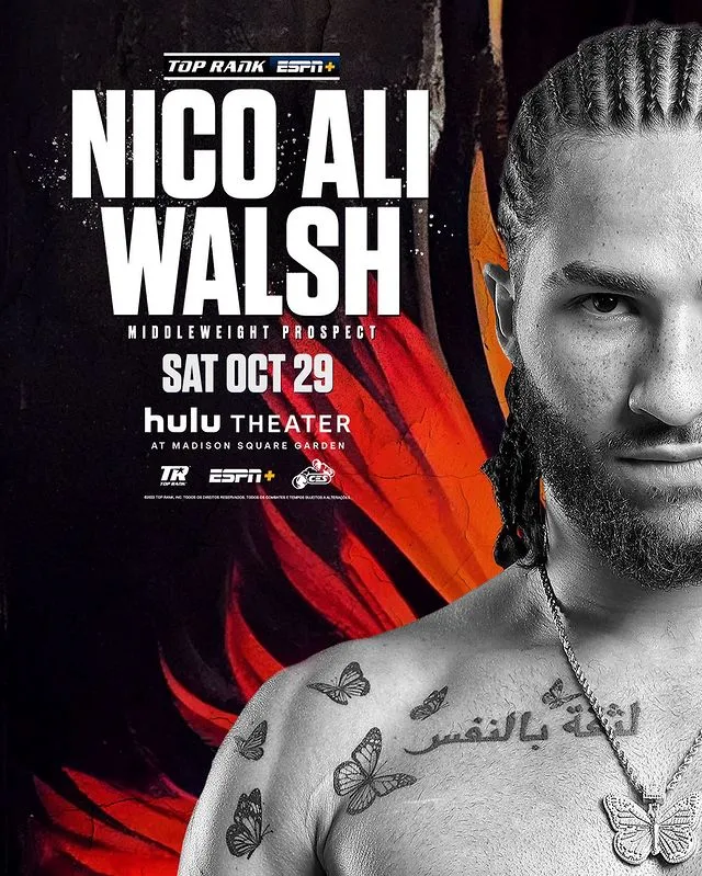 Бій онука Алі в андеркарді бою Ломаченко – Ортіс Бій онука Алі в андеркарді бою Ломаченко – Ортіс